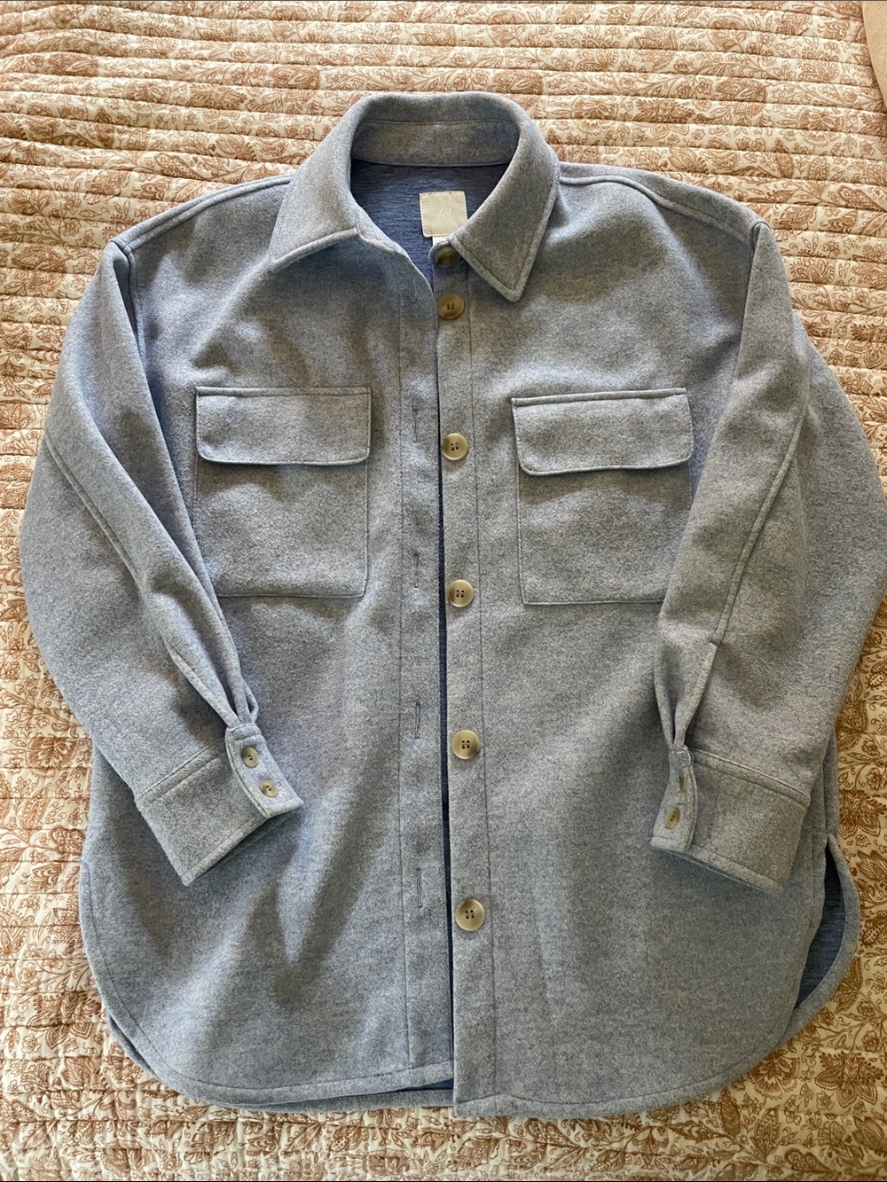 H&M Light Blue Shacket